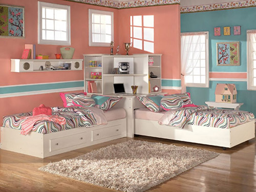Những lưu ý quan trọng khi thiết kế nội thất phòng ngủ cho 2 bé gái