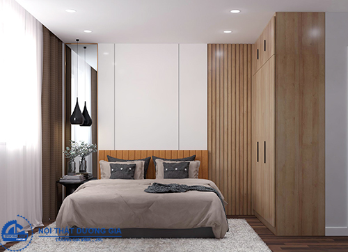 Mẫu nội thất phòng ngủ gỗ công nghiệp đẹp